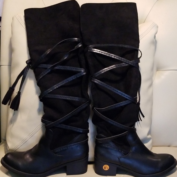 Sugar Shoes - Black boots by Sugar sz 8 1/2